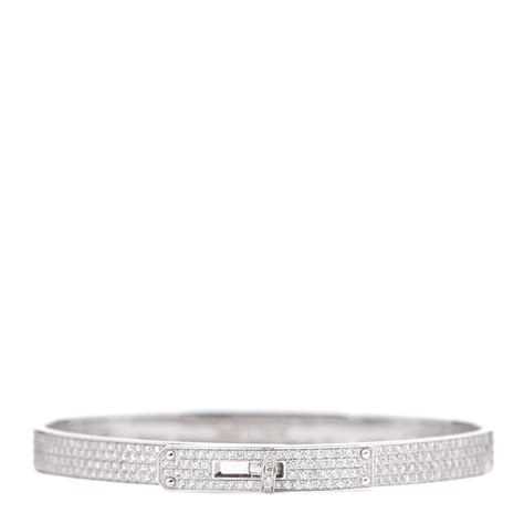 hermes white gold diamond bracelet|Hermes bracelet gold price.